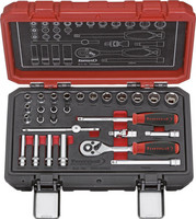 Coffret de douilles 1/4", 28 pièces