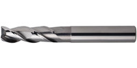 Fraise haute performance, carbure monobloc, noyau renforcé, 3 x D