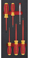 Module d'outillage tournevis VDE, 6 pièces, module 1/3