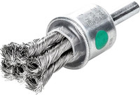 Brosse pinceau, acier inoxydable, torsadé, 0,35 mm