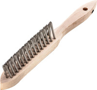 Brosse à soudures, acier inoxydable V4A, lisse