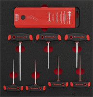 Module d'outillage Tournevis six pans, 8 pièces, module 2/3
