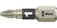Embout 1/4" pour vis cruciforme PZ, acier inoxydable, n° 3855/1 TS