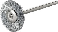 Brosse miniature, acier inoxydable V2A, ondulé