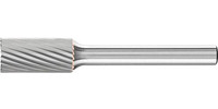Fraise sur tige en carbure, denture 3, forme cylindrique ZYA-S
