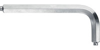 Clé mâle coudée, 6 pans, courte, à tenon