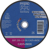 Meule à tronçonner SG CAST + INOX