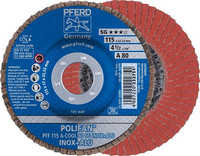 Disque à lamelles POLIFAN A-COOL SG INOX + ALU, Ø 115 mm, droit