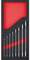 Module d'outillage clés plates doubles, 8 pièces, module 1/3