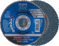 Disque à lamelles POLIFAN Z SG POWER STEELOX, Ø 115 mm, droit