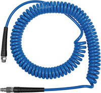 Tuyau flexible spiralé en PU, avec vissage