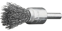 Brosse pinceau, acier inoxydable, ondulé, 0,3 mm
