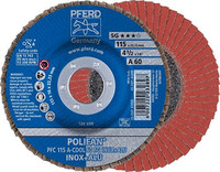 Disque à lamelles POLIFAN A-COOL SG INOX + ALU, Ø 115 mm, bombé