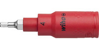 Embout de vissage à choc VDE 3/8" pour vis 6 pans