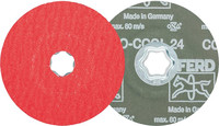 Meule en fibre en corindon CO-COOL, Ø 125 mm