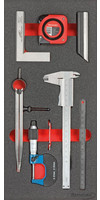 Module d'outillage Instruments de mesure, 7 pièces, module 1/3