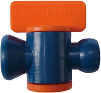 Robinet d’arrêt articulé pour tuyau de réfrigérant lubrifiant 1/4"