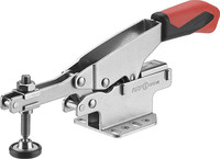 Sauterelle tirée avec hauteur de serrage variable et embase horizontale