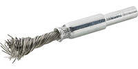 Brosse pinceau, étroite, acier, torsadé