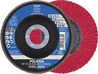 Disque à lamelles POLIFAN CO-COOL SG-STEELOX, Ø 115 mm, droit