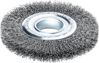 Brosse circulaire, acier, ondulé